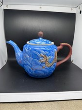Teapot Blue Dragon Design