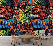 Colourful Graffiti Street