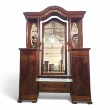 Antique cheval mirror dressing