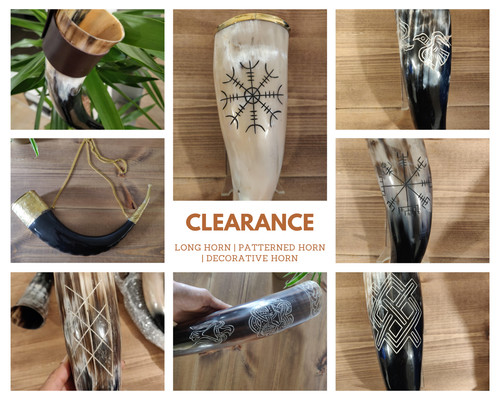 Handmade viking drinking horn - viking,