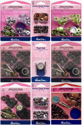 Hemline 15mm heavy duty snap - 15mm,