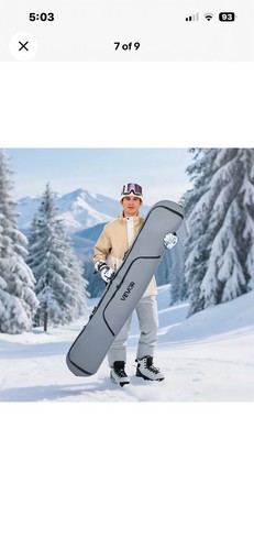 Padded snowboard bag for skis - bag,,