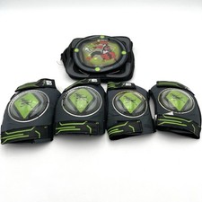 Ben 10 Knee & Elbow Pads Cartoon Network Bike Pouch XLR8 Upgrade Fourarms