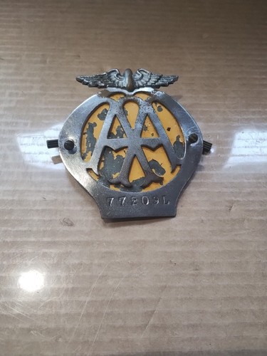 Old car badge - old, aa