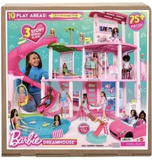 Barbie Dream House Pool Party Doll House with 75+ Pieces New Model 2023 HMX10