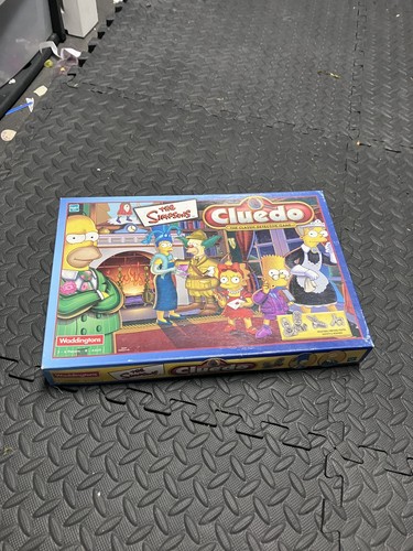 The simpsons cluedo board - cluedo, game