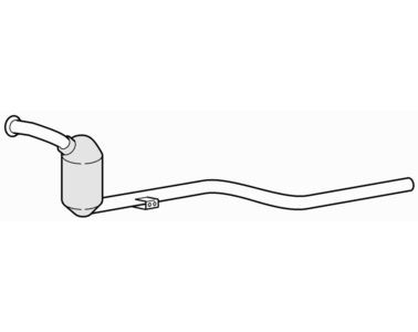 Front exhaust pipe - pipe, &