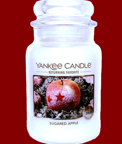 Yankee candle retired sugared - candle,