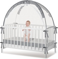 Crib Tent Mosquito Crib Net Baby Safety Pop up for Baby Bed Cot Breathable Mesh