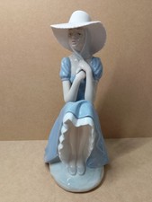 Lladro Figurine Sitting In The