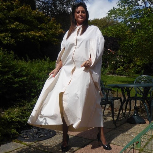 Rubber rain cape - cape,