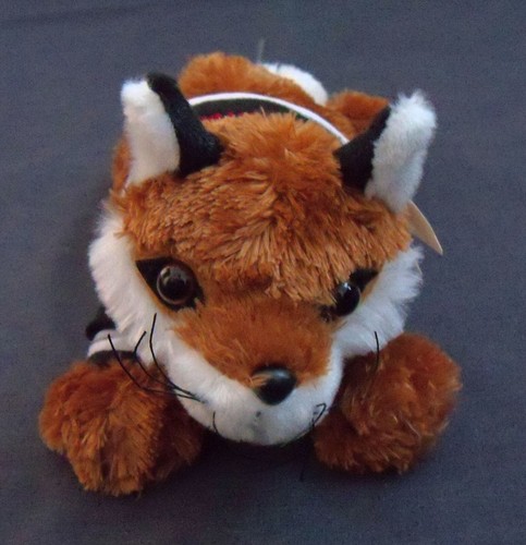 Plush fox figure - fox,