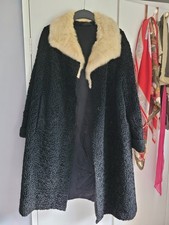 Vintage '50s Astrakhan coat