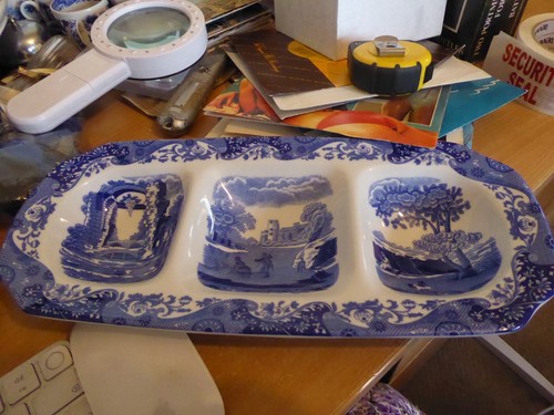 Spode blue italian section - spode,