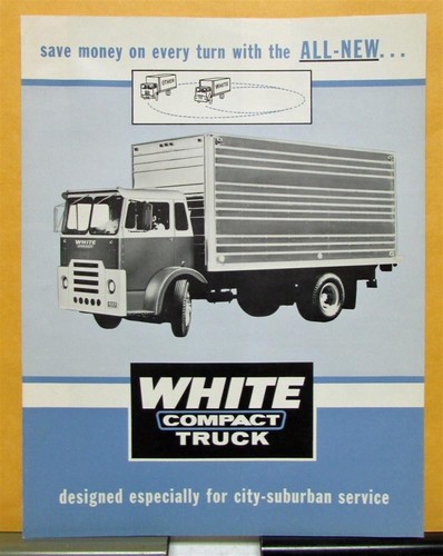 1961 white compact truck model - 1961,