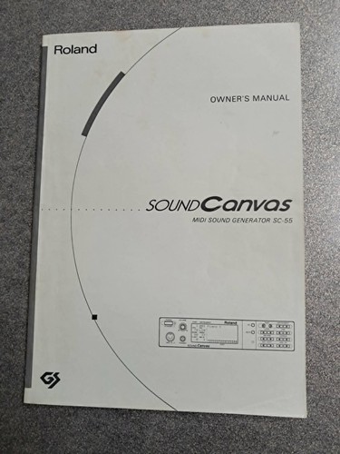 Roland sound canvas - sc-55,