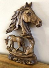 Wooden horse, Wood carving