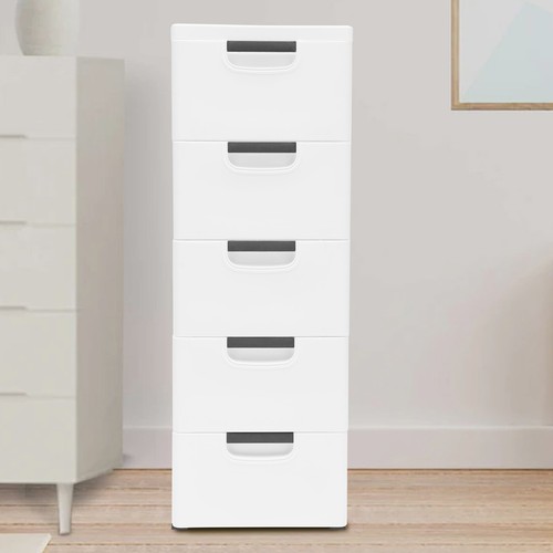 Plastic drawers dresser - plastic,