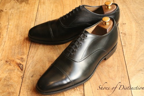 Church black leather - leather, oxford