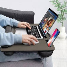 Portable Knee Laptop Cushion Lap Tray Reading Table Tablet Holder Computer Desk