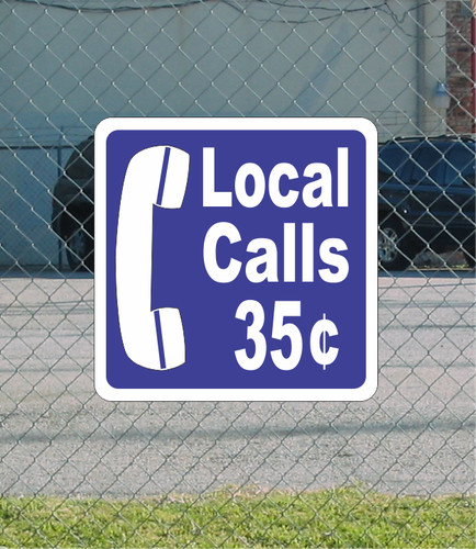 Local calls cents metal - local, 35