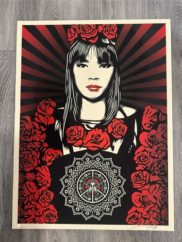 Shepard fairey rose - -,