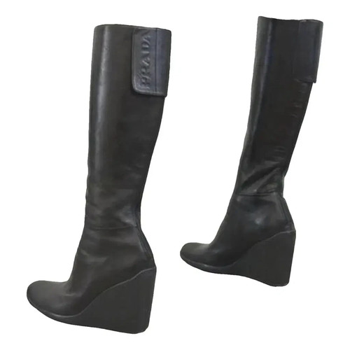 Prada sport wedge boots eu41 - prada,