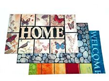 Designer entrance Mat for hallway home office indoor and outdoor rubber backed