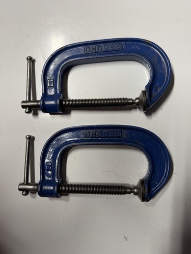 Pair record g clamps - of, 4”