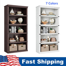 5 Tier Bookcase Farmhouse Book