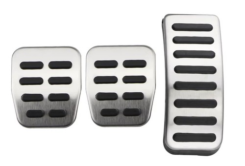 Stainless steel pedals - stainless,