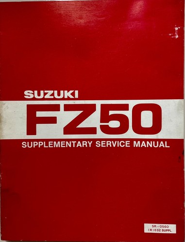 Genuine factory suzuki fz50 - genuine,