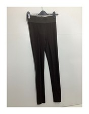 ZARA Basic Women's Black High Waisted Leggings Size M 30in Leg 26in Waist Eur 38