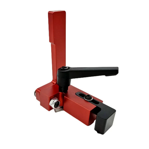 Slot miter track fence stop - track,