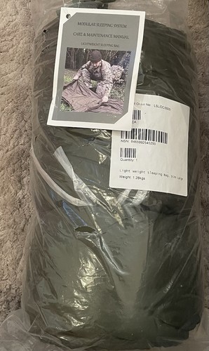 Army light weight sleeping bag - army,