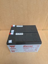 2  x  12V 9AH YUASA Battery
