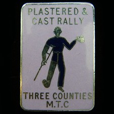 Plastered & Cast Rally pin