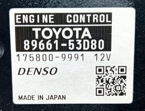8966153d80 engine control - 8966153d80,