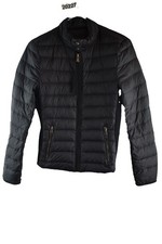 ZARA WOMAN Black Down Padded Jacket size S Womens Quilted Puffer Casual Outdoors