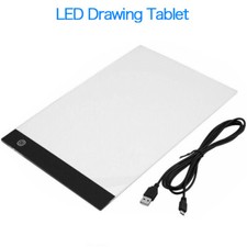 A4 LED Drawing Copy Board Tracing Light Box Ultra-thin Pad Painting Tracing UK