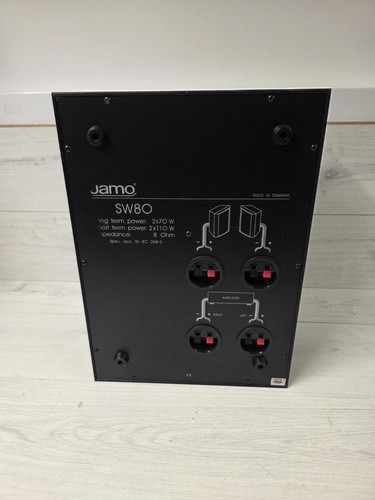 Jamo sub sw80 subwoofer 8ohm - jamo,