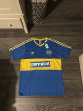 Boca Juniors 1992/93 Home Shirt – Blue/Yellow – Size L – BNWT – ONE-DAY DISPATCH
