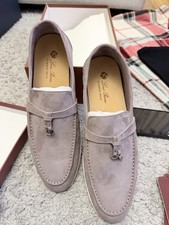 Loro Piana Summer Walk -15 Suede Grey  Size-42