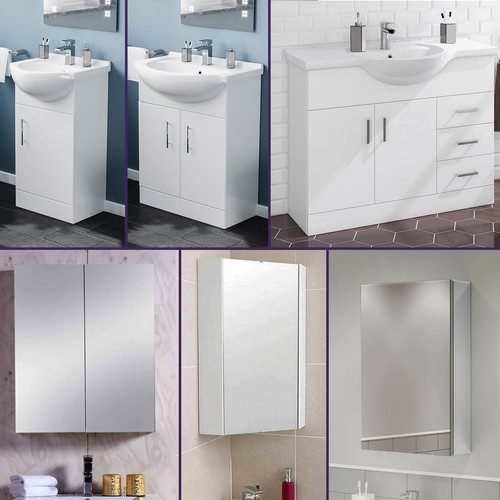 White basin sink vanity - white,