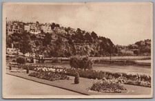 TORQUAY Devon Abbey Gardens Postcard Posted 1953