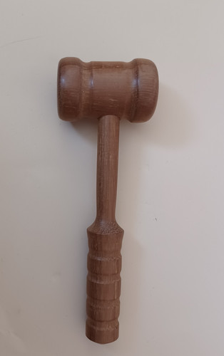 Wooden judge auctioneer gavel - wooden,