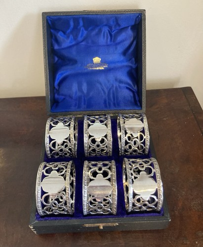 Antique napkin rings - antique,