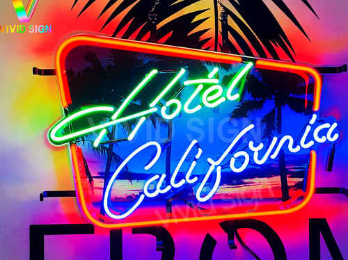 Hotel california real glass - hotel,