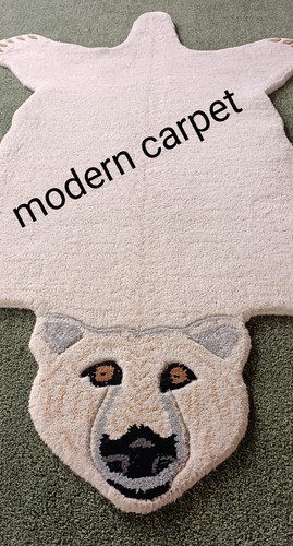 Polar bear rugs 3x5 feet - polar,