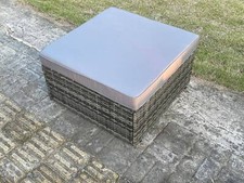 Fimous Rattan Footstool Patio